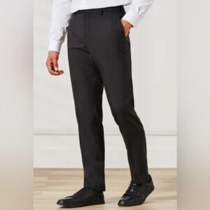 Perry Ellis Portfolio Flex Stretch waist grip black trouser pants, 32x30